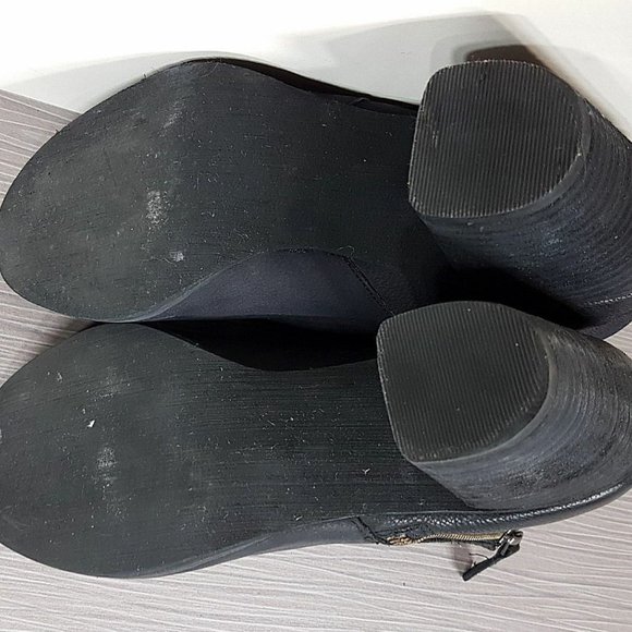 BP. 'Trolley' Leather Ankle Bootie, Black, Womens Various Sizes - Picture 9 of 9